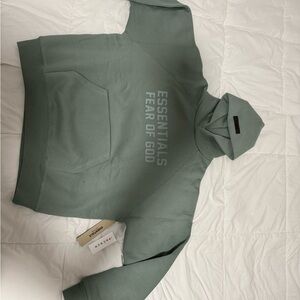 Essentials Green Hoodie Sweater